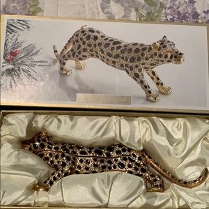 Cloisonné Leopard box